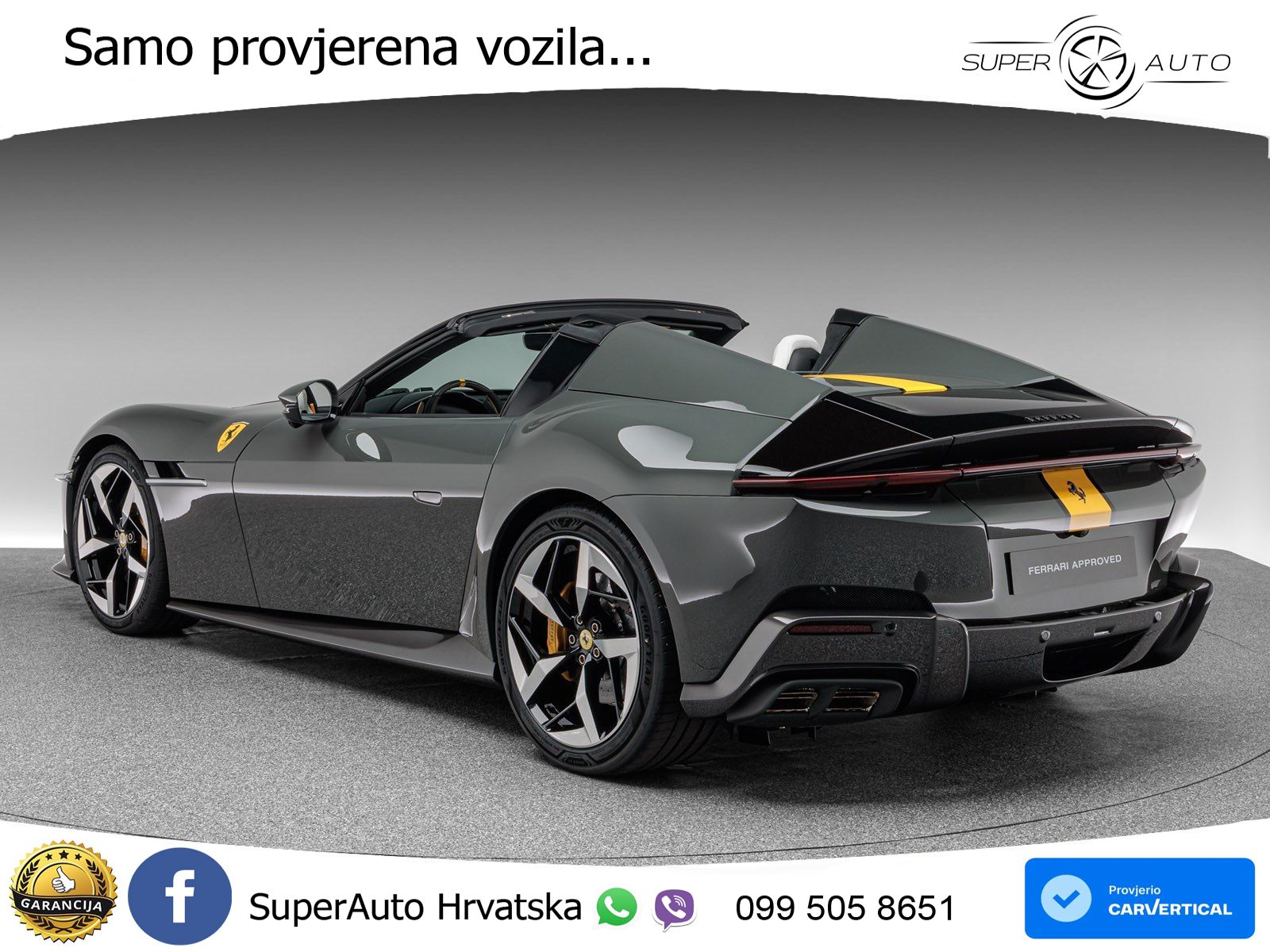 Ferrari 12Cilindri Spider 6.5 V12 (830 KS) F1 DCT LED+GR SJED+ACC