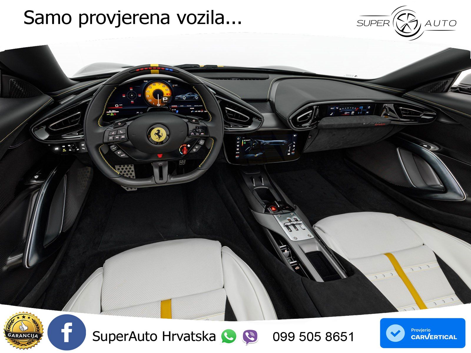 Ferrari 12Cilindri Spider 6.5 V12 (830 KS) F1 DCT LED+GR SJED+ACC