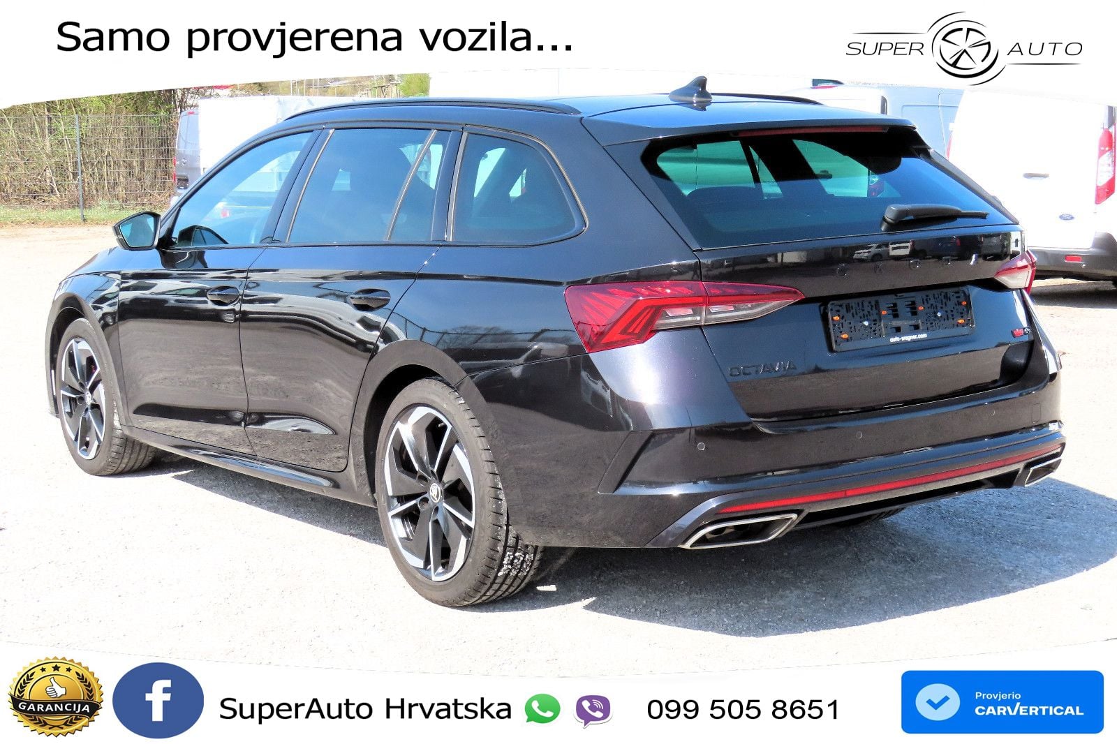 Škoda Octavia Combi RS 2.0 TDI (200 KS) DSG LED+GR SJED+ACC