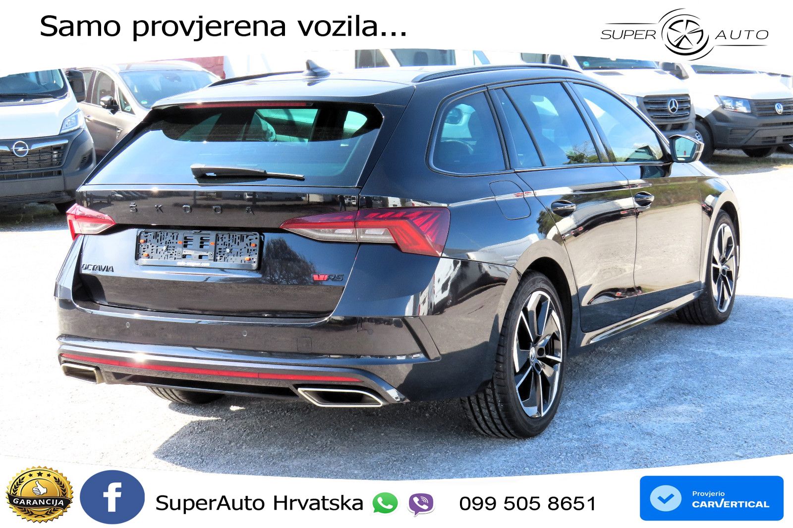 Škoda Octavia Combi RS 2.0 TDI (200 KS) DSG LED+GR SJED+ACC