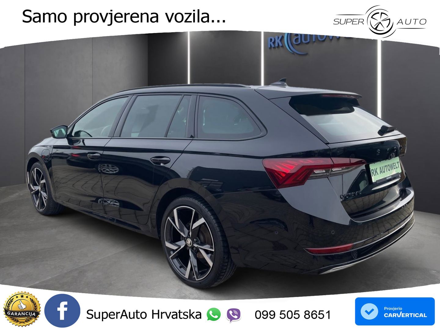 Škoda Octavia Combi iV 1.4 TSI (204 KS) DSG SportLine LED+GR SJED+ACC