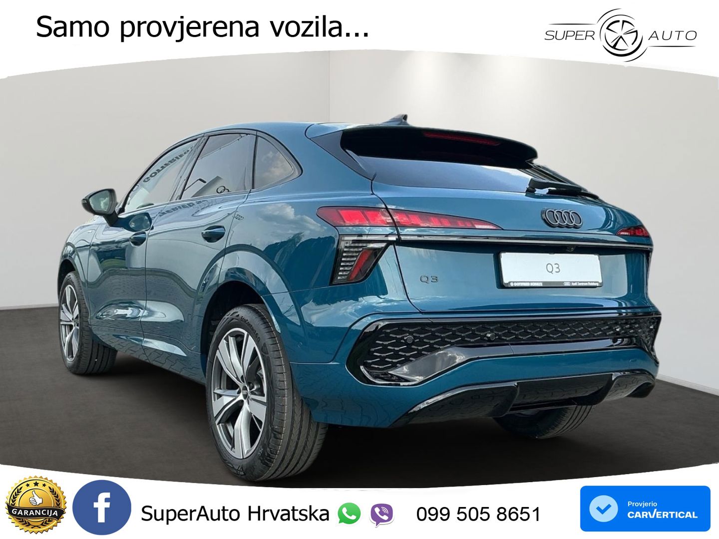 Audi Q3 III Sportback 1.5 TFSI (150 KS) S tronic LED+GR SJED+ACC