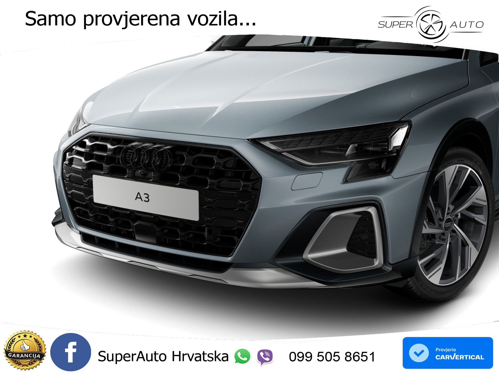 Audi A3 allstreet 35 TDI (150 KS) S tronic LED+GR SJED+ACC