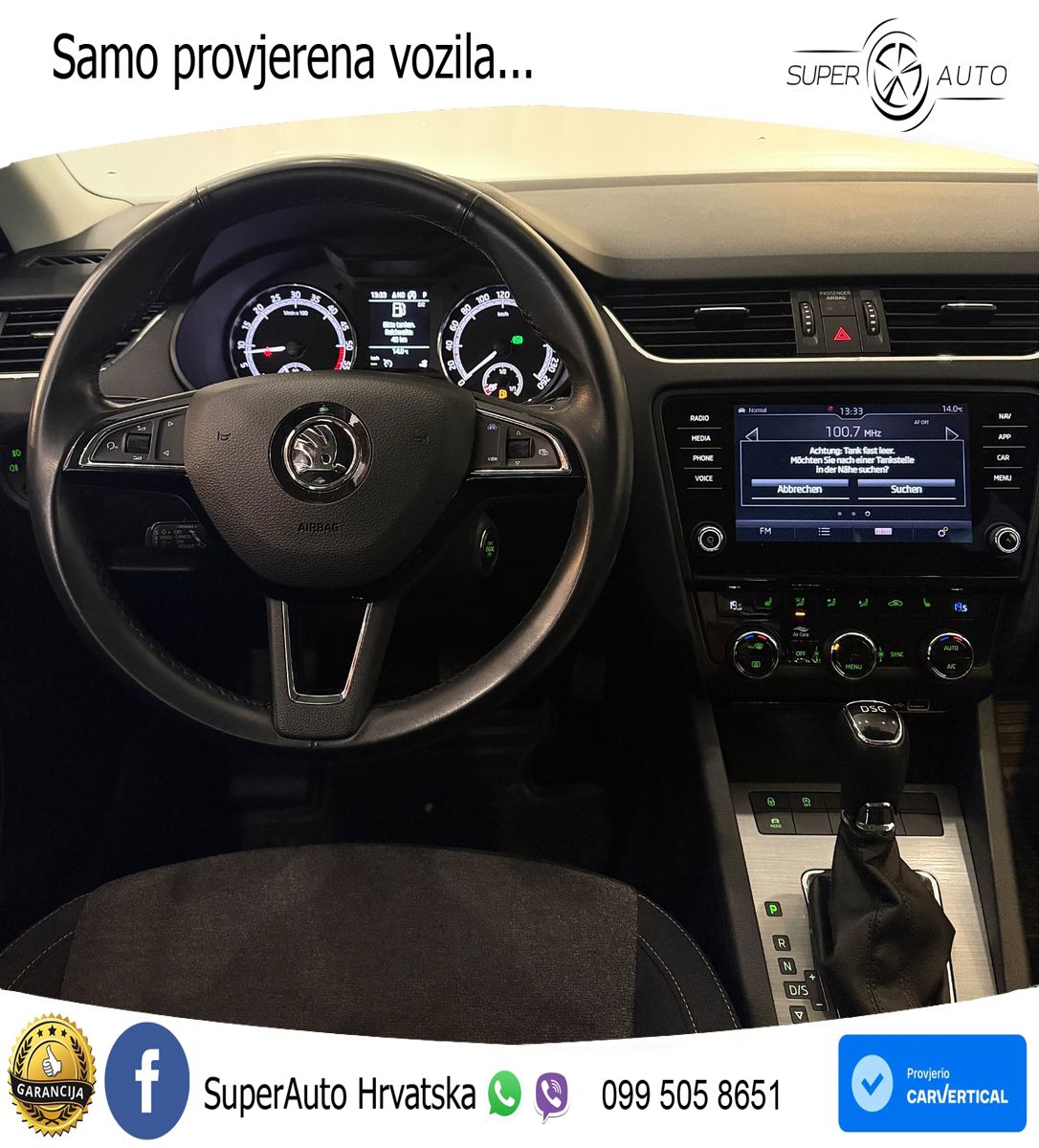 Škoda Octavia Combi 2.0 TDI (150 KS) DSG LED+GR SJED+ACC