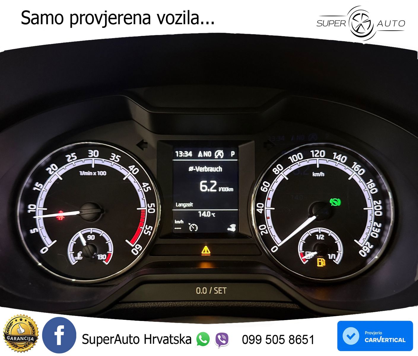 Škoda Octavia Combi 2.0 TDI (150 KS) DSG LED+GR SJED+ACC