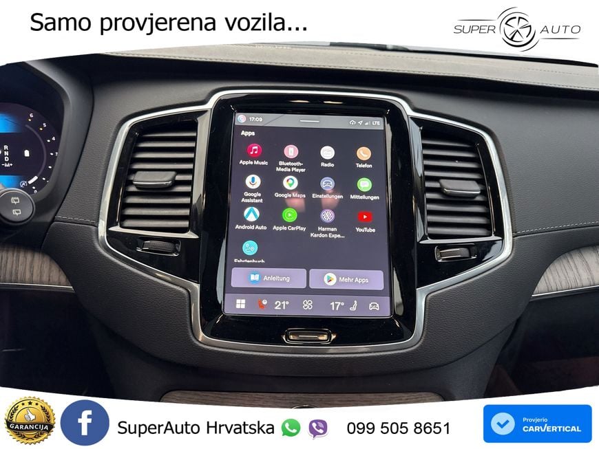 Volvo XC90 2.0 B5 Diesel AWD Automatic LED+GR SJED+ACC