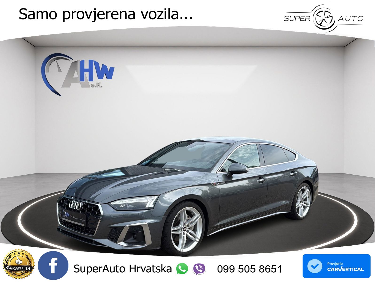 Audi A5 Sportback 40 TDI (204 KS) quattro S tronic S line MATRIX+GR SJED+KAM