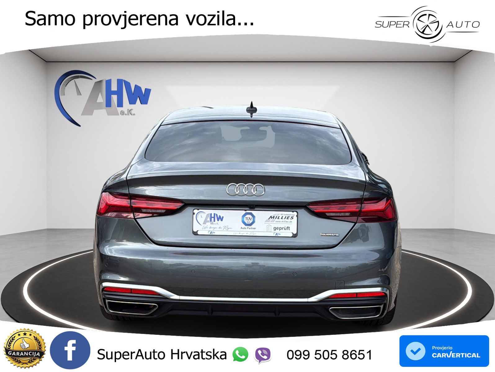 Audi A5 Sportback 40 TDI (204 KS) quattro S tronic S line MATRIX+GR SJED+KAM
