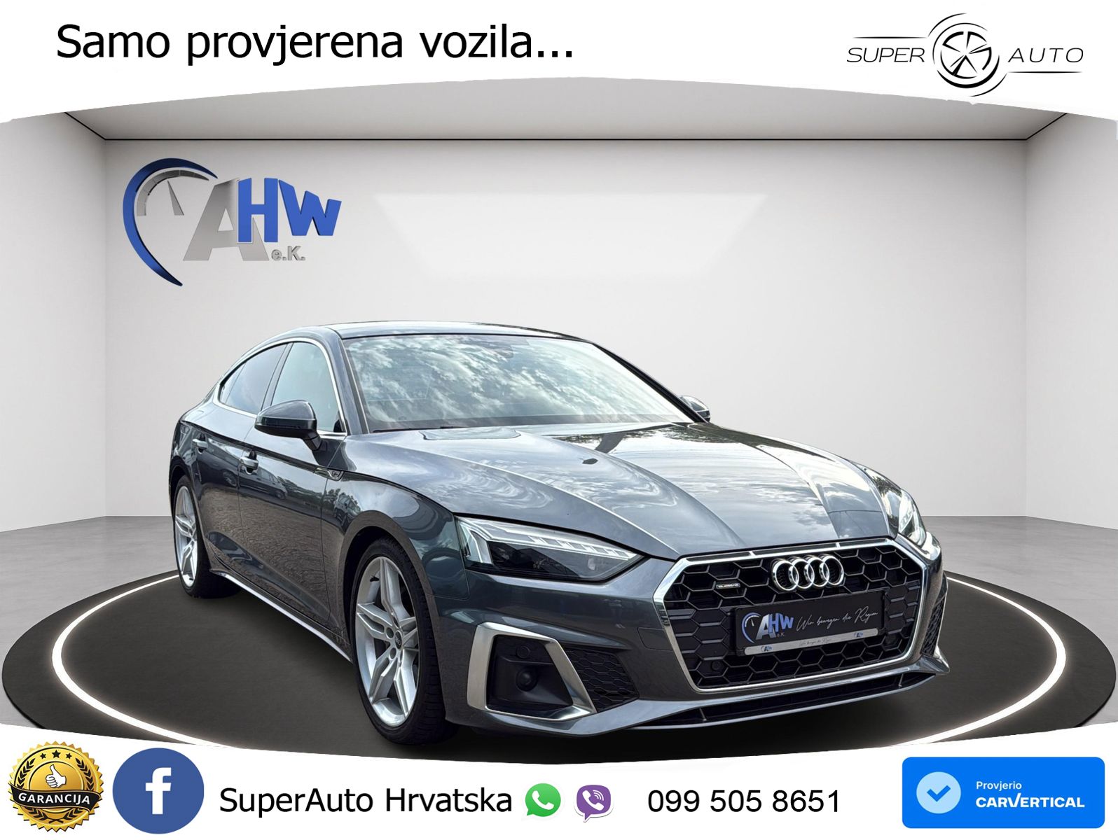 Audi A5 Sportback 40 TDI (204 KS) quattro S tronic S line MATRIX+GR SJED+KAM