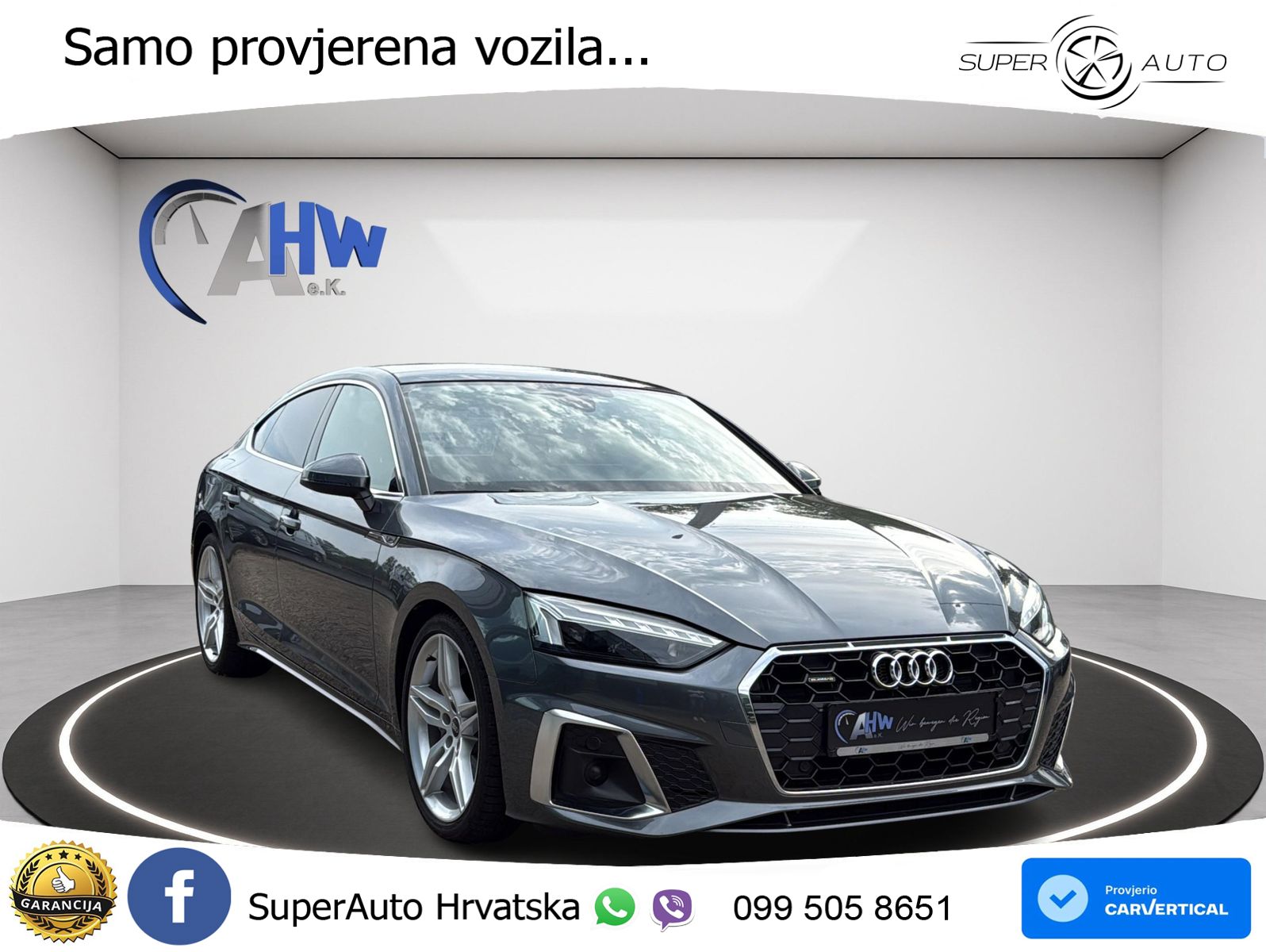 Audi A5 Sportback 40 TDI (204 KS) quattro S tronic S line MATRIX+GR SJED+KAM