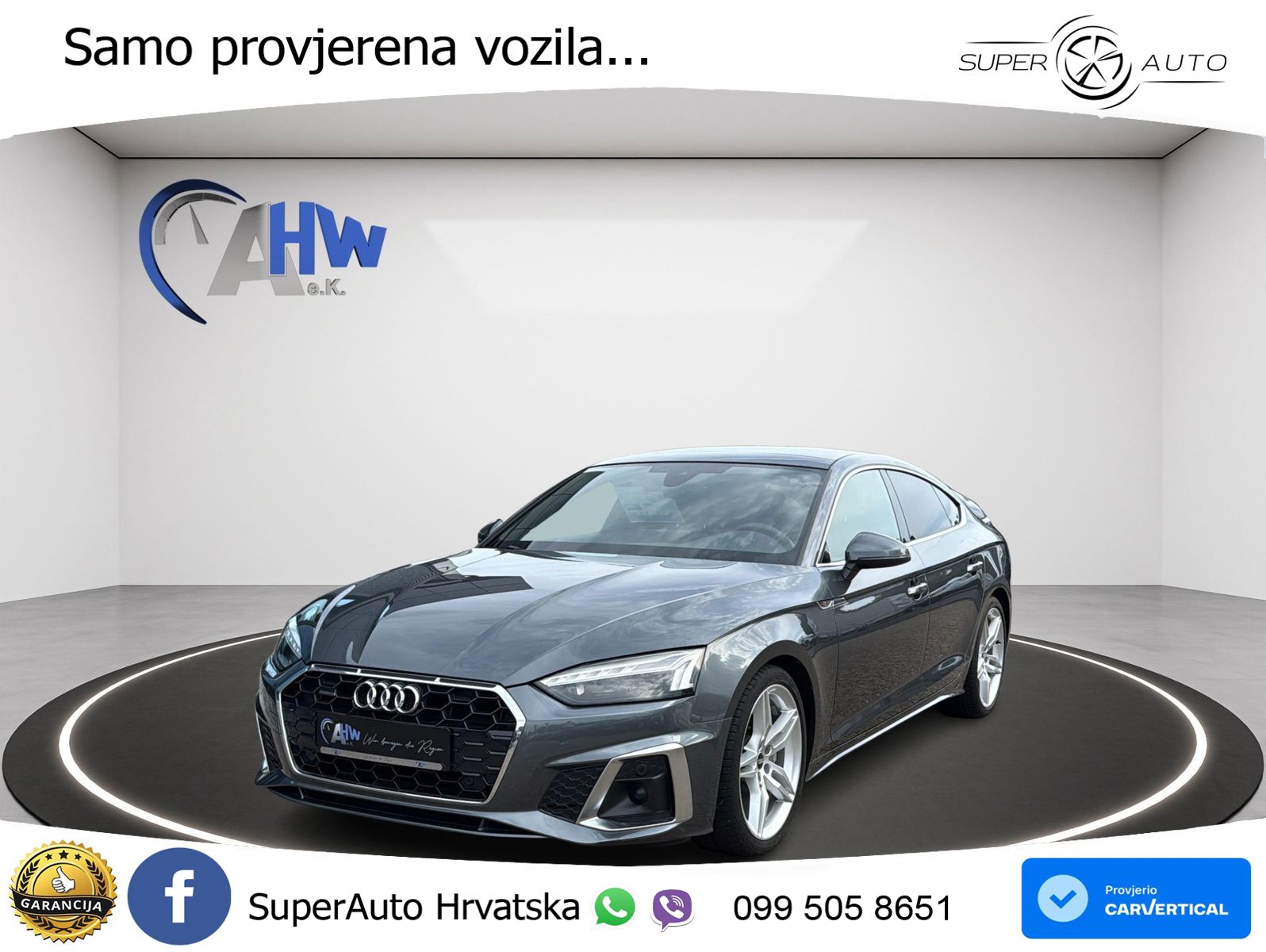 Audi A5 Sportback 40 TDI (204 KS) quattro S tronic S line MATRIX+GR SJED+KAM
