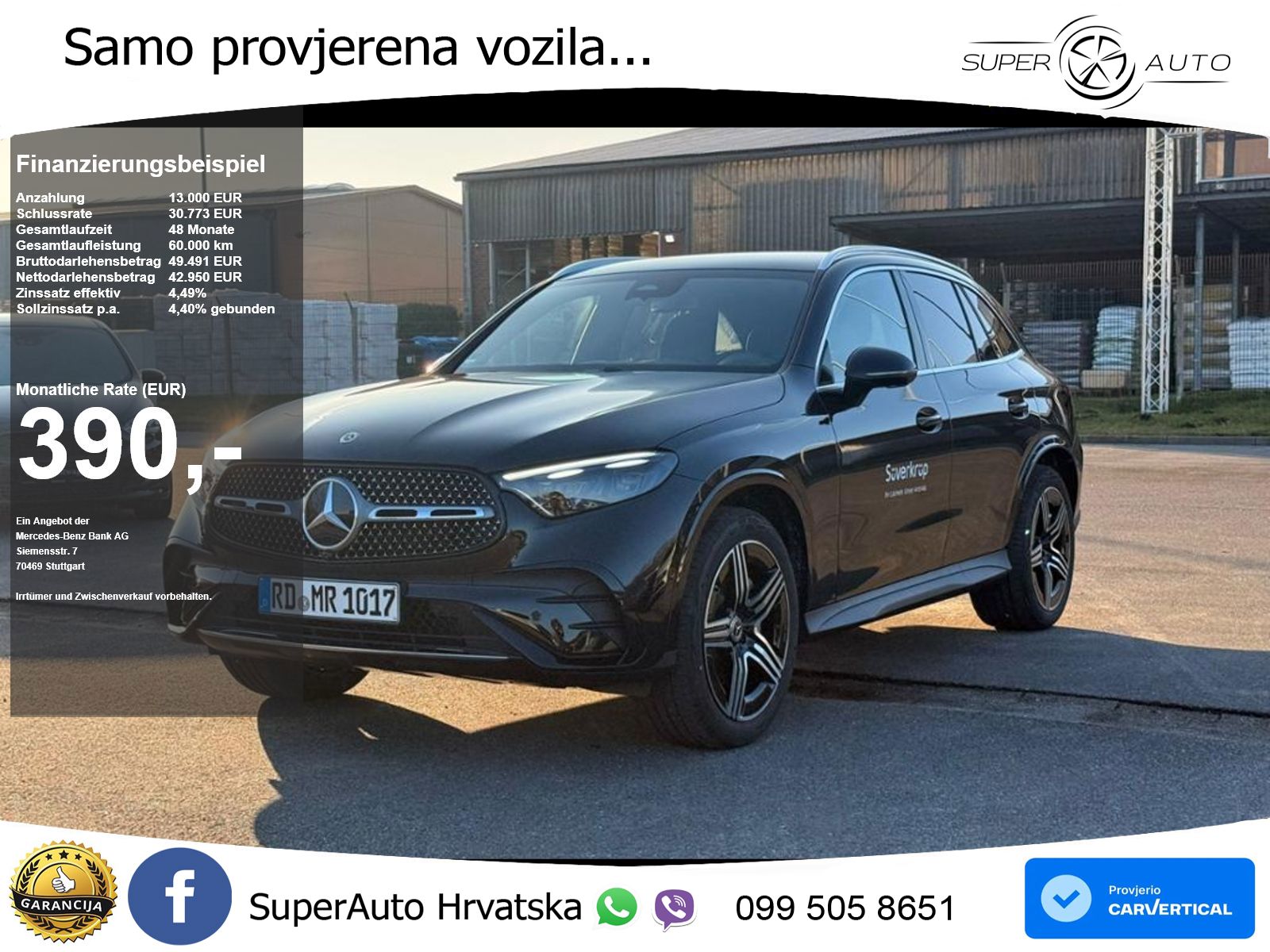 Mercedes GLC 220d (197 KS) 4MATIC 9G-TRONIC AMG LED+GR SJED+ACC
