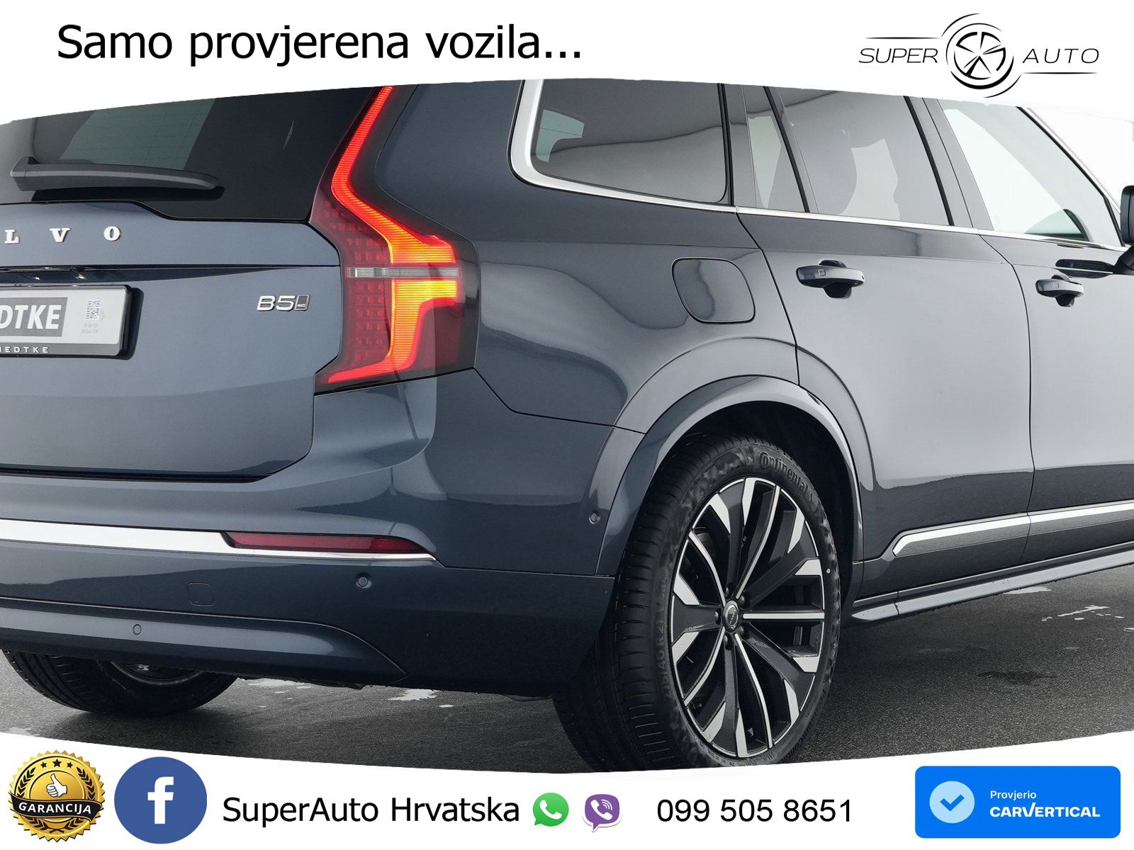 Volvo XC90 2.0 B5 AWD Automatic ACC+HEAD+4xGR SJED+360+PANO