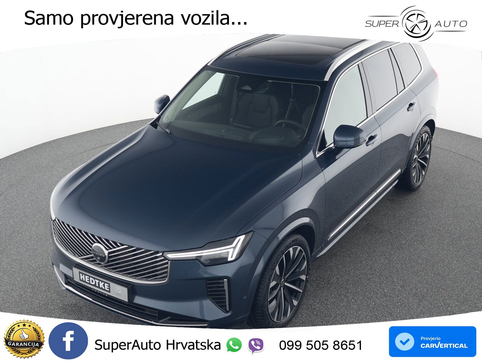 Volvo XC90 2.0 B5 AWD Automatic ACC+HEAD+4xGR SJED+360+PANO