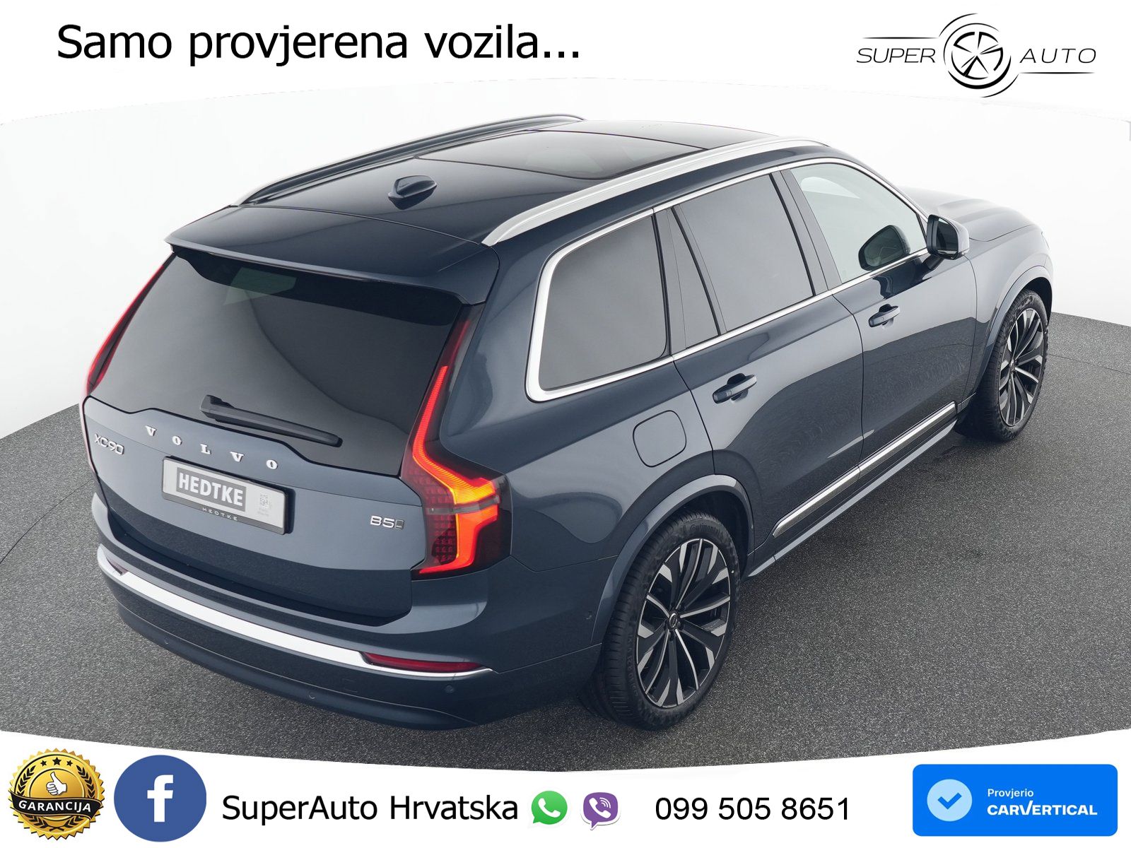 Volvo XC90 2.0 B5 AWD Automatic ACC+HEAD+4xGR SJED+360+PANO
