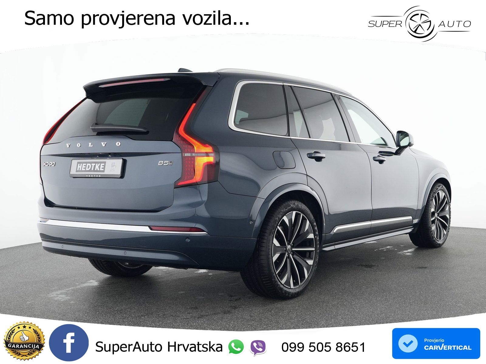Volvo XC90 2.0 B5 AWD Automatic ACC+HEAD+4xGR SJED+360+PANO