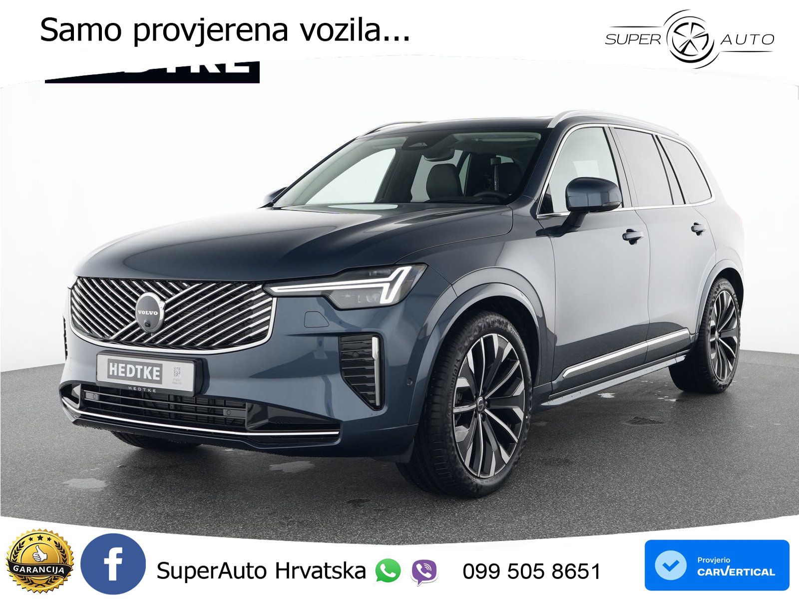 Volvo XC90 2.0 B5 AWD Automatic ACC+HEAD+4xGR SJED+360+PANO