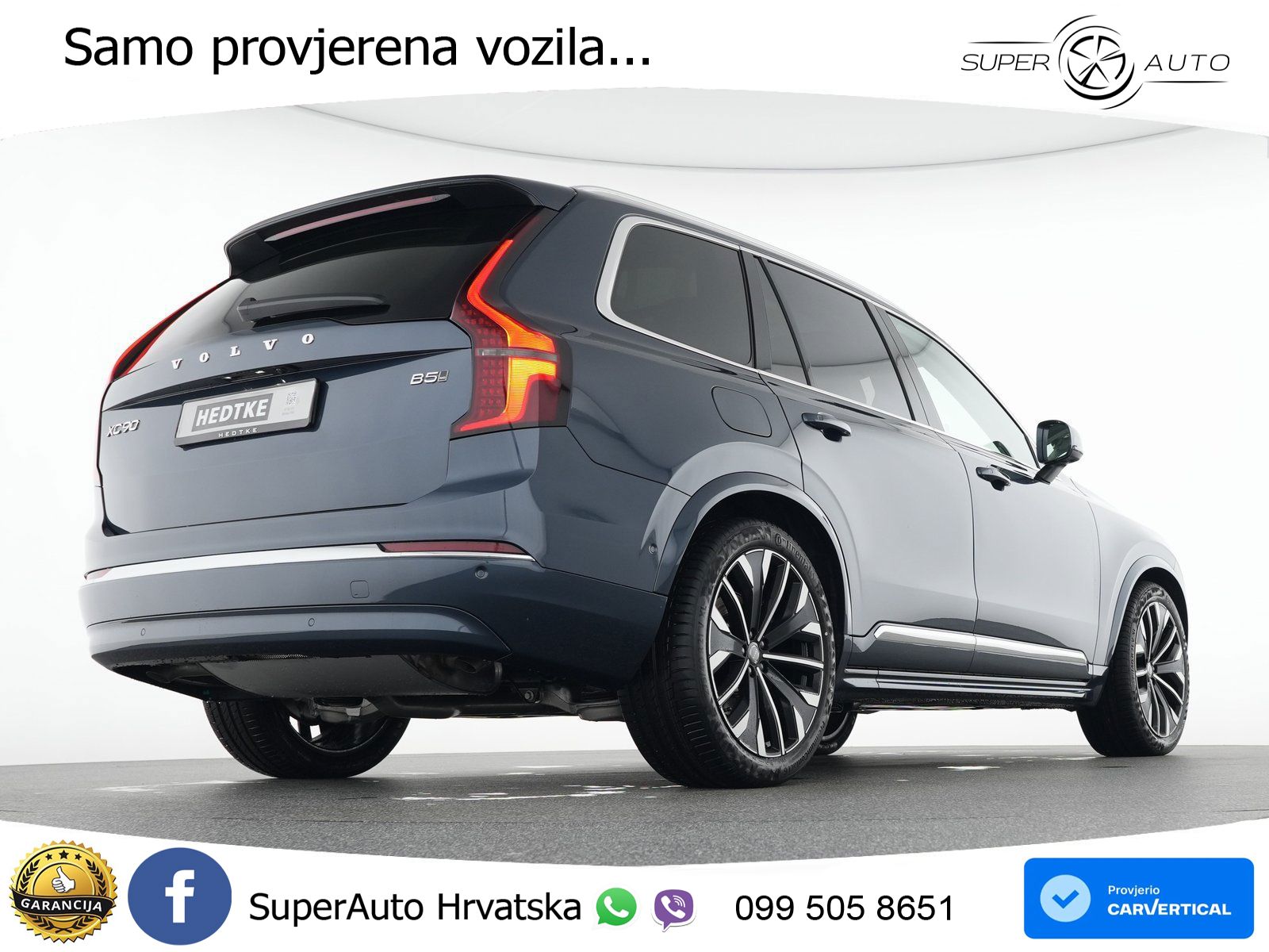Volvo XC90 2.0 B5 AWD Automatic ACC+HEAD+4xGR SJED+360+PANO