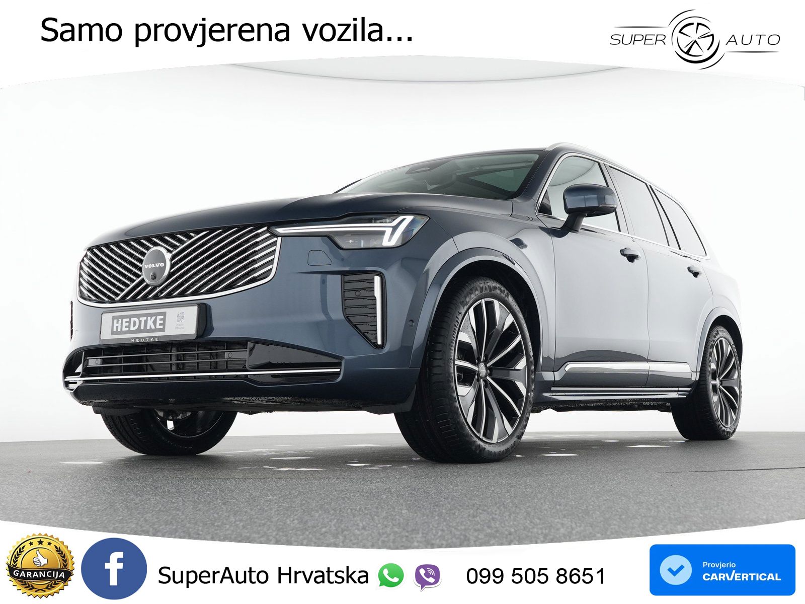 Volvo XC90 2.0 B5 AWD Automatic ACC+HEAD+4xGR SJED+360+PANO