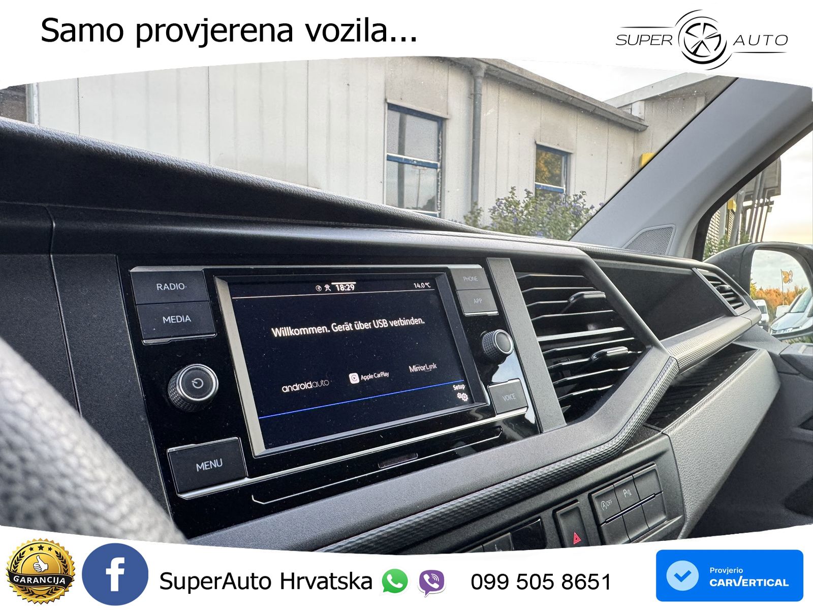 Volkswagen T6 Kombi /Transporter 6.1 TDI LR DSG Klima*PDC 150 KS