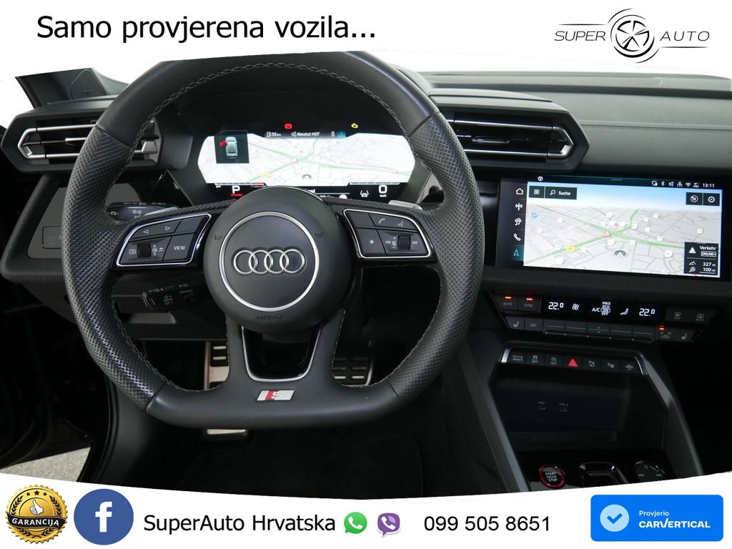 Audi S3 Limuzina 2.0 TFSI (333 KS) quattro S tronic LED+GR SJED+ACC