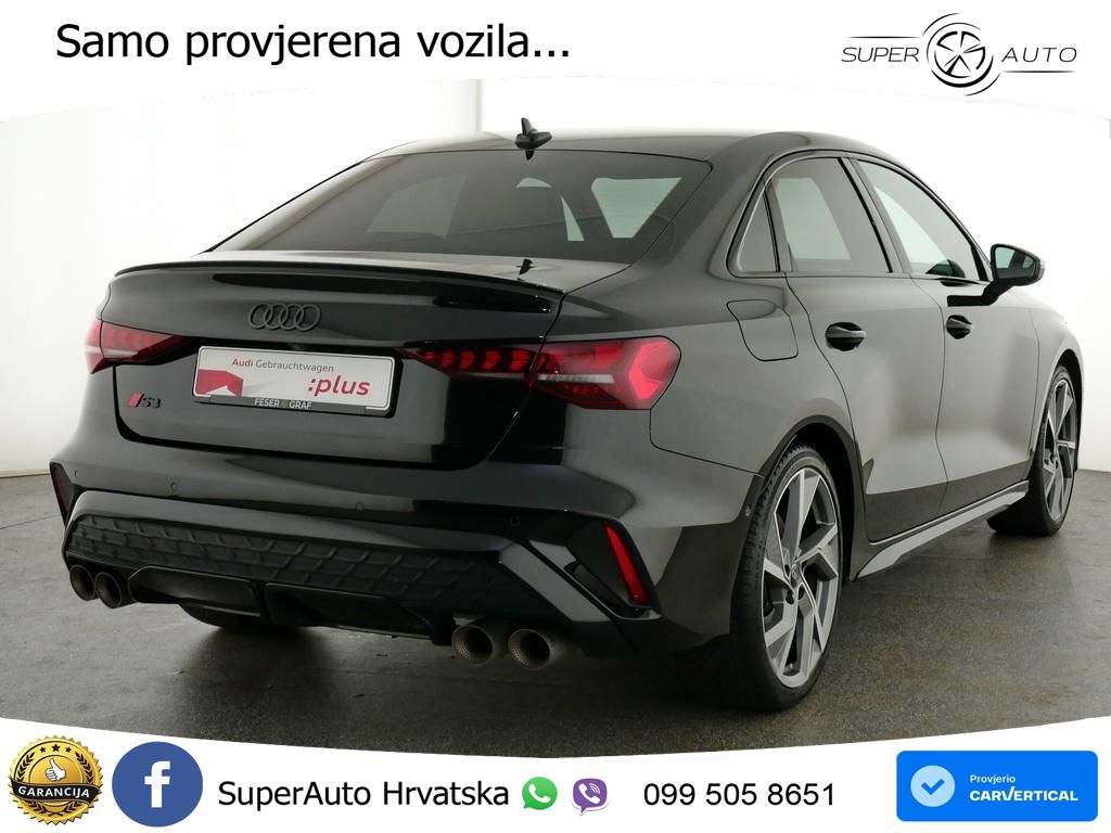 Audi S3 Limuzina 2.0 TFSI (333 KS) quattro S tronic LED+GR SJED+ACC