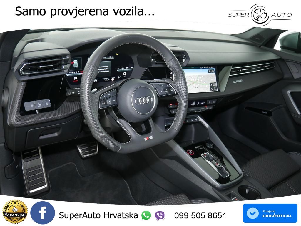 Audi S3 Limuzina 2.0 TFSI (333 KS) quattro S tronic LED+GR SJED+ACC