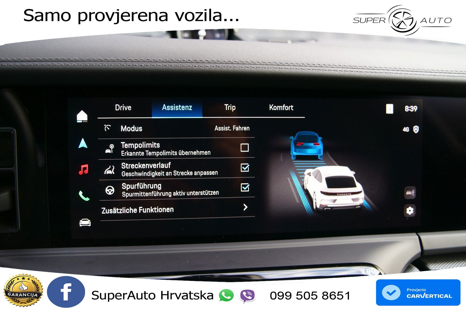 Porsche Panamera 4 2.9 V6 (470 KS) E-Hybrid PDK ACC+HEAD+4xGR SJED+360+PANO