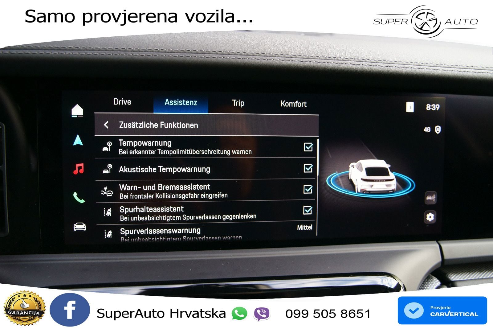 Porsche Panamera 4 2.9 V6 (470 KS) E-Hybrid PDK ACC+HEAD+4xGR SJED+360+PANO
