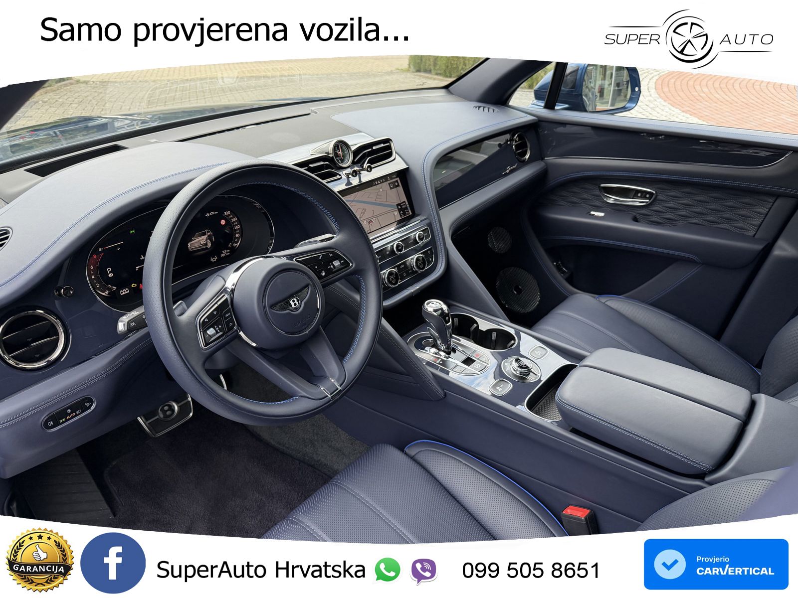 Bentley Bentayga Speed 4.0 V8 (650 KS) AWD Automatic ZRAČNI+ACC+GR SJED+KAM+PANO
