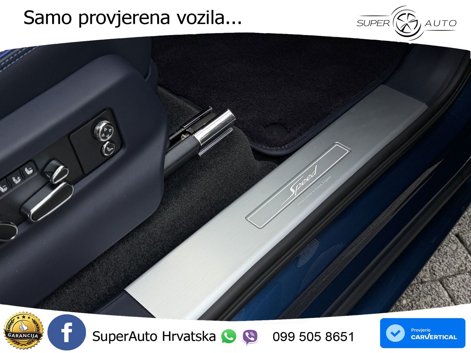 Bentley Bentayga Speed 4.0 V8 (650 KS) AWD Automatic ZRAČNI+ACC+GR SJED+KAM+PANO