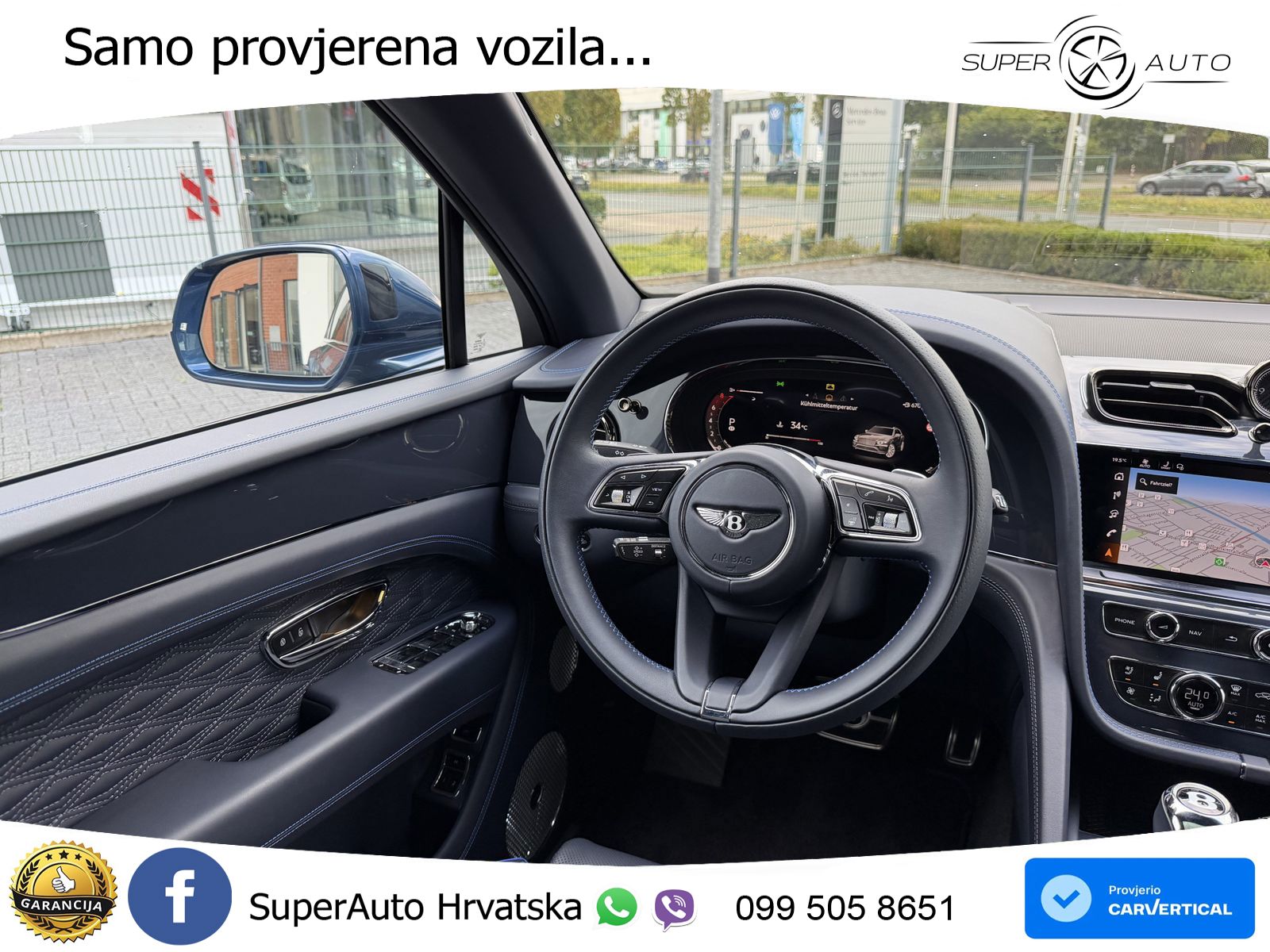 Bentley Bentayga Speed 4.0 V8 (650 KS) AWD Automatic ZRAČNI+ACC+GR SJED+KAM+PANO