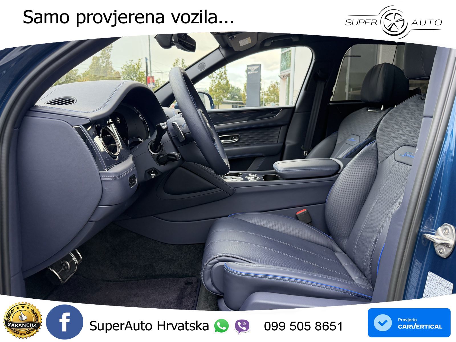 Bentley Bentayga Speed 4.0 V8 (650 KS) AWD Automatic ZRAČNI+ACC+GR SJED+KAM+PANO