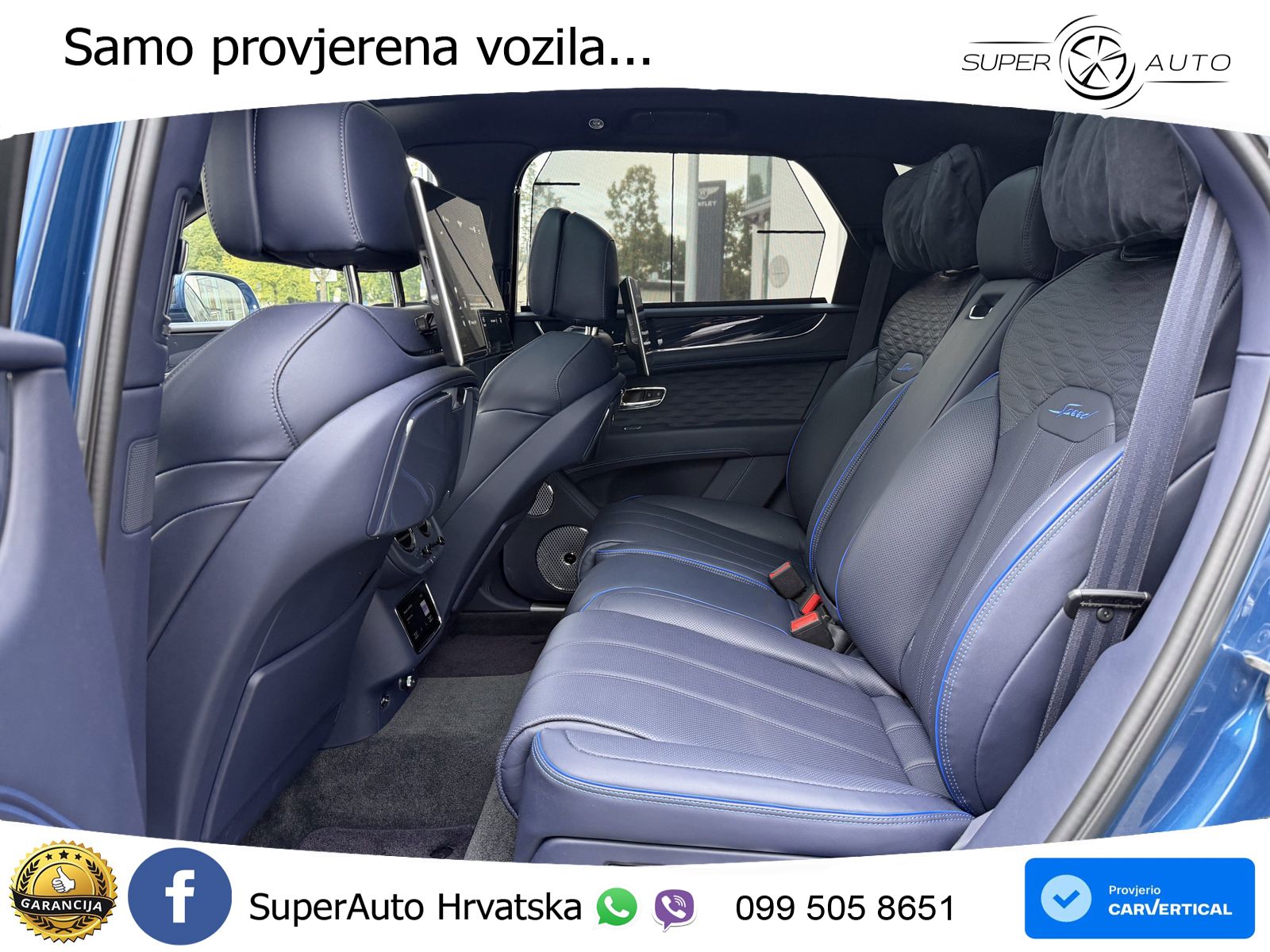 Bentley Bentayga Speed 4.0 V8 (650 KS) AWD Automatic ZRAČNI+ACC+GR SJED+KAM+PANO