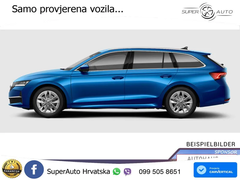 Škoda Octavia Combi 1.5 TSI (150 KS) DSG LED+GR SJED+ACC