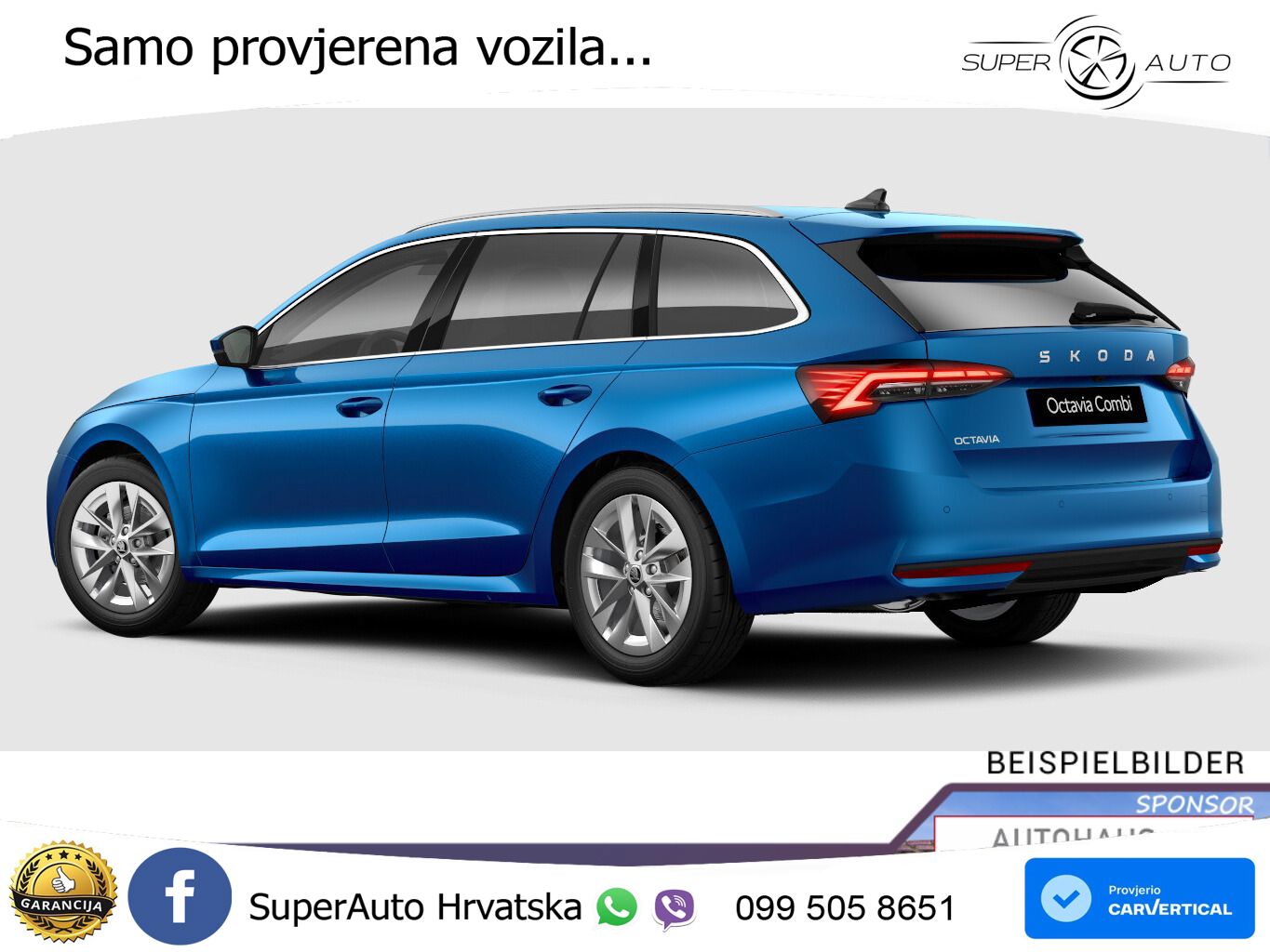 Škoda Octavia Combi 1.5 TSI (150 KS) DSG LED+GR SJED+ACC