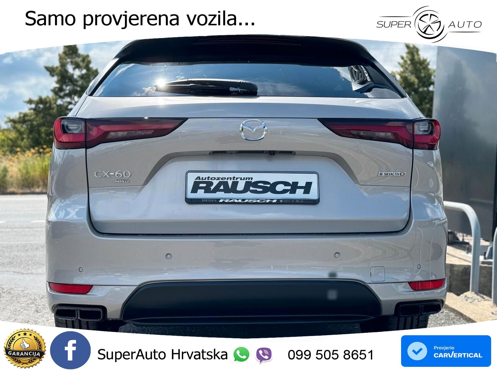 Mazda CX-60 3.3 e-Skyactiv D (254 KS) AWD Automatic MATRIX+GR SJED+KAM