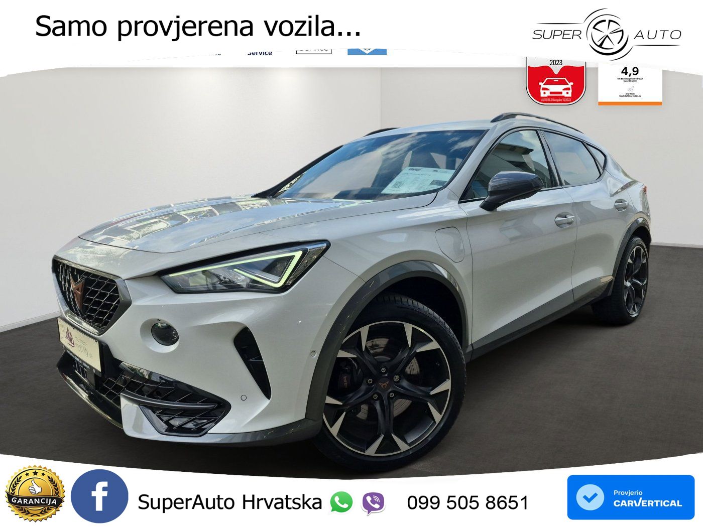 Cupra Formentor 1.4 TSI (245 KS) e-Hybrid DSG VZ LED+GR SJED+ACC