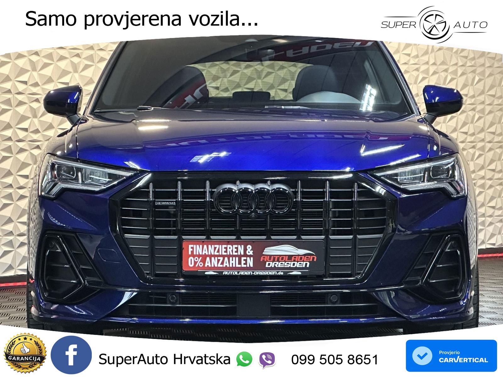 Audi Q3 40 TFSI (190 KS) quattro S tronic S line LED+GR SJED+ACC
