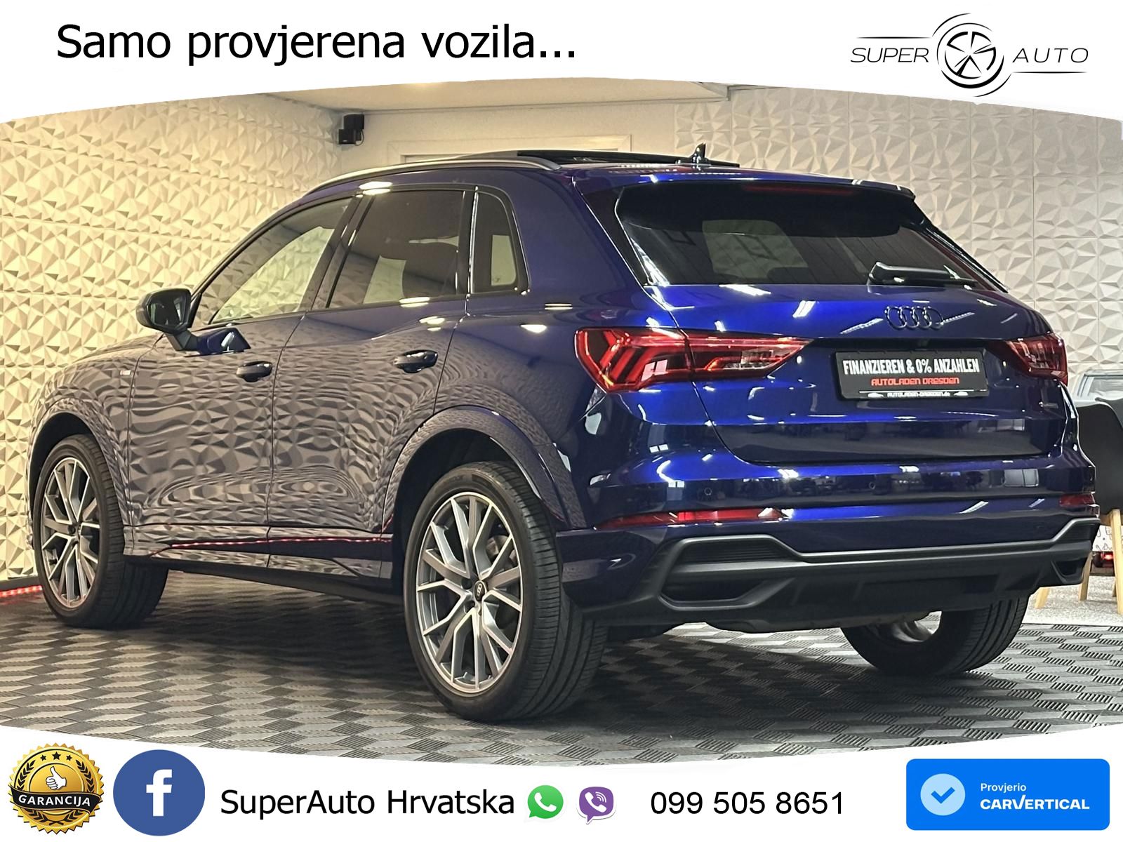 Audi Q3 40 TFSI (190 KS) quattro S tronic S line LED+GR SJED+ACC