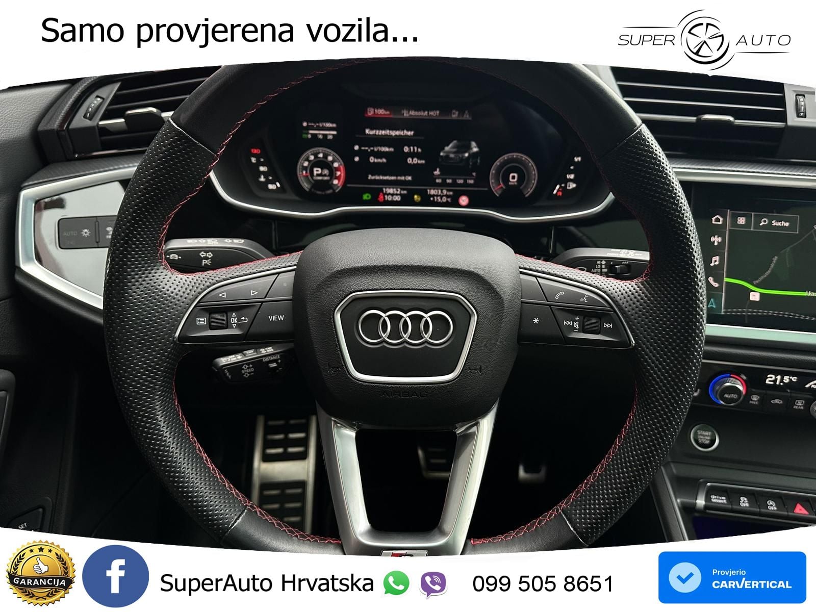 Audi Q3 40 TFSI (190 KS) quattro S tronic S line LED+GR SJED+ACC