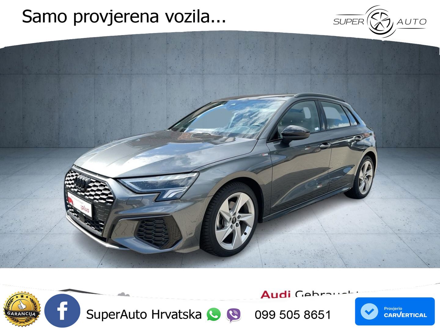 Audi A3 30 TDI (116 KS) S line LED+GR SJED+ACC
