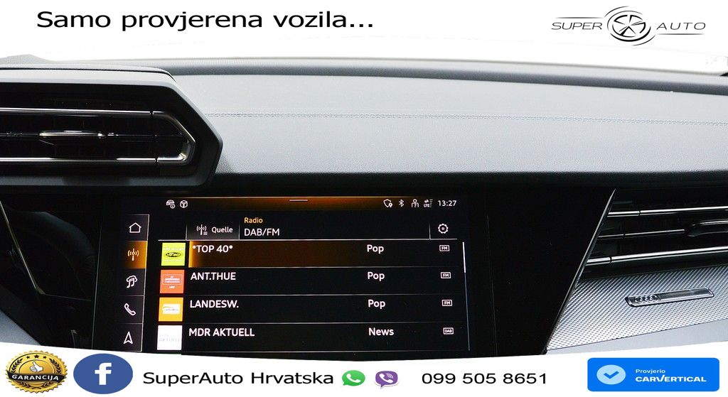 Audi A3 35 TFSI (150 KS) S tronic S line MATRIX+GR SJED+KAM