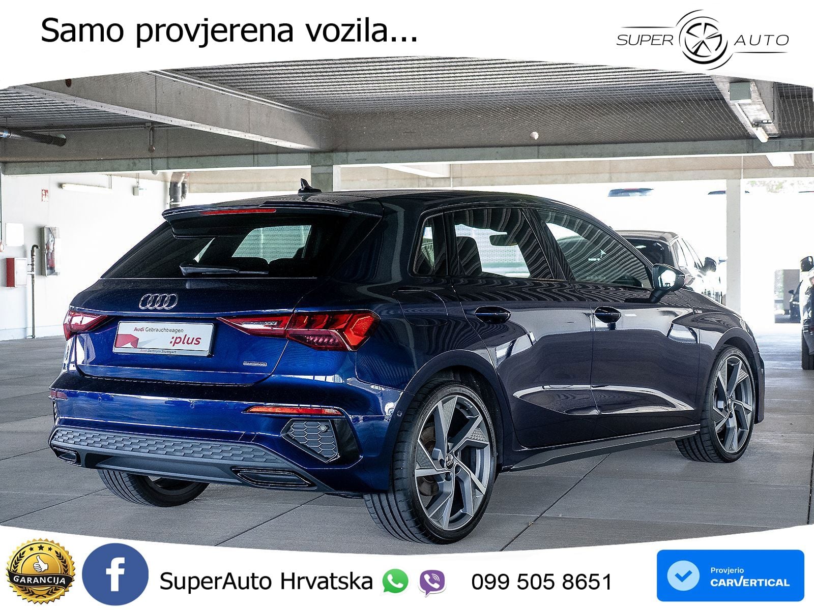 Audi A3 40 TFSI (190 KS) quattro S tronic S line