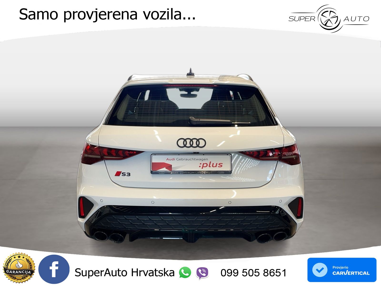Audi S3 2.0 TFSI (333 KS) quattro S tronic LED+GR SJED+ACC