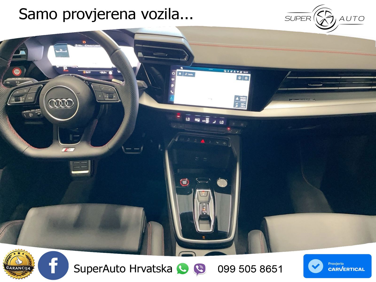 Audi S3 2.0 TFSI (333 KS) quattro S tronic LED+GR SJED+ACC