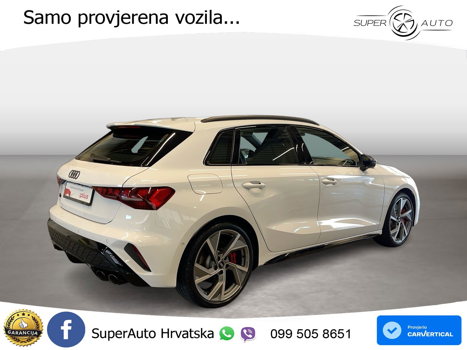Audi S3 2.0 TFSI (333 KS) quattro S tronic LED+GR SJED+ACC