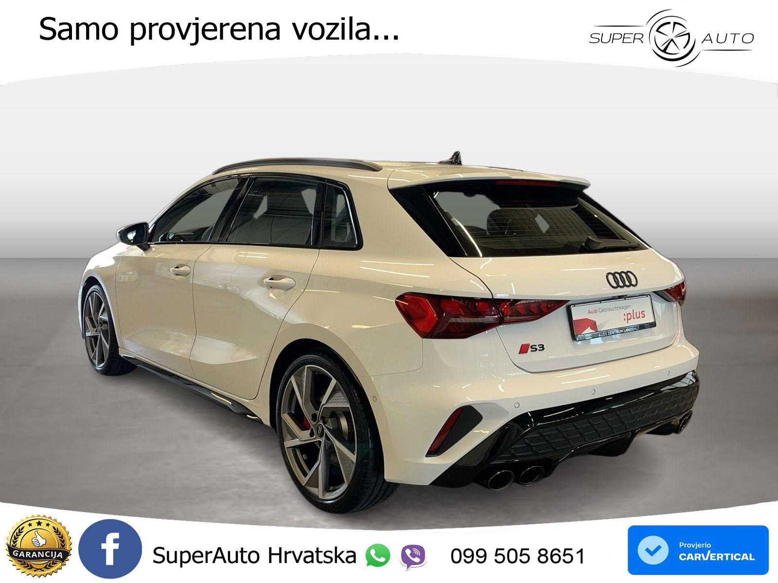 Audi S3 2.0 TFSI (333 KS) quattro S tronic LED+GR SJED+ACC