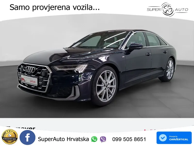 Audi A6 50 TDI V6 (286 KS) quattro tiptronic S line ZRAČNI+ACC+4xGR SJED+KAM