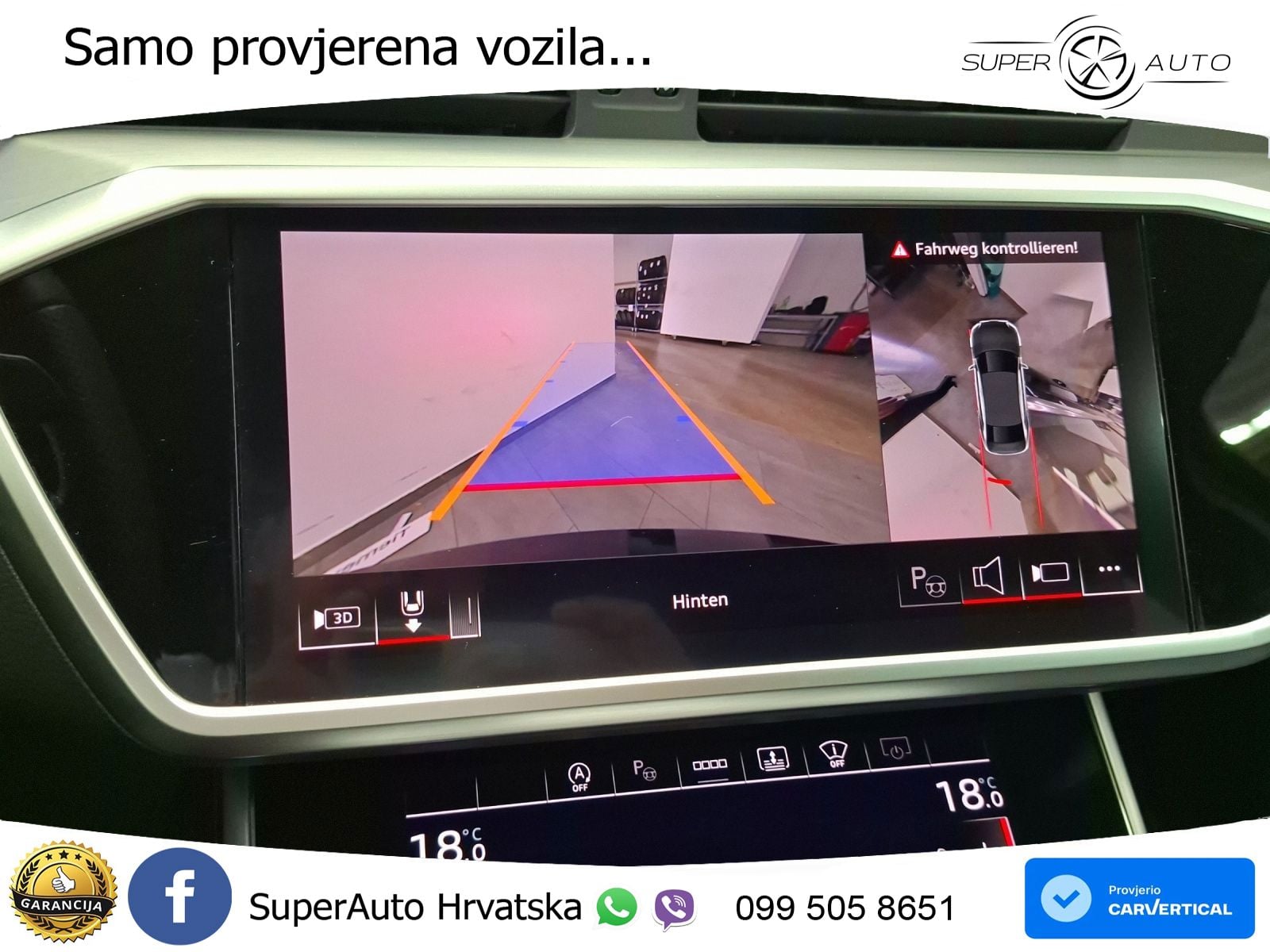 Audi A6 50 TDI V6 (286 KS) quattro tiptronic S line ZRAČNI+ACC+4xGR SJED+KAM